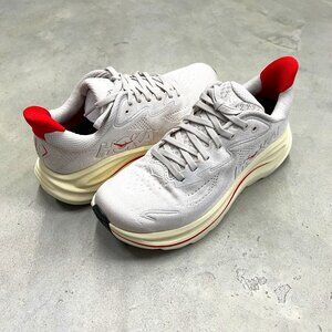 Hoka One One Clifton 10 Wmn's Running Casual Stucco & Cerise 1162031/SCCC - New